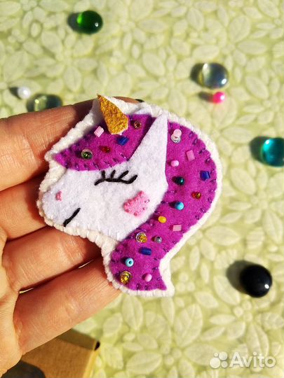 Брошки из фетра