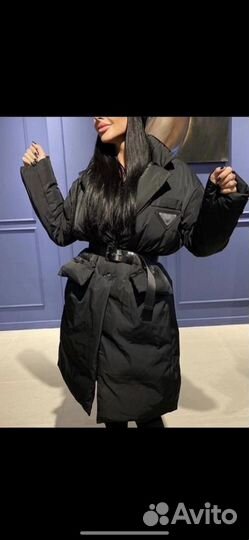 Пуховик -пальто