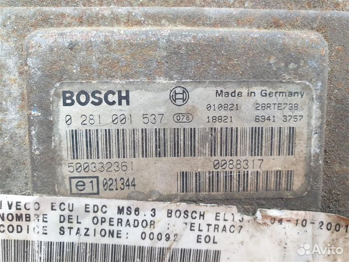 Блок управления двигателя Iveco Daily 3 0281001537