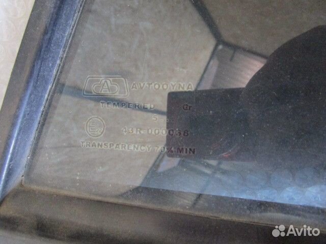 Стекло двери задней правой (форточка) Daewoo Nexia