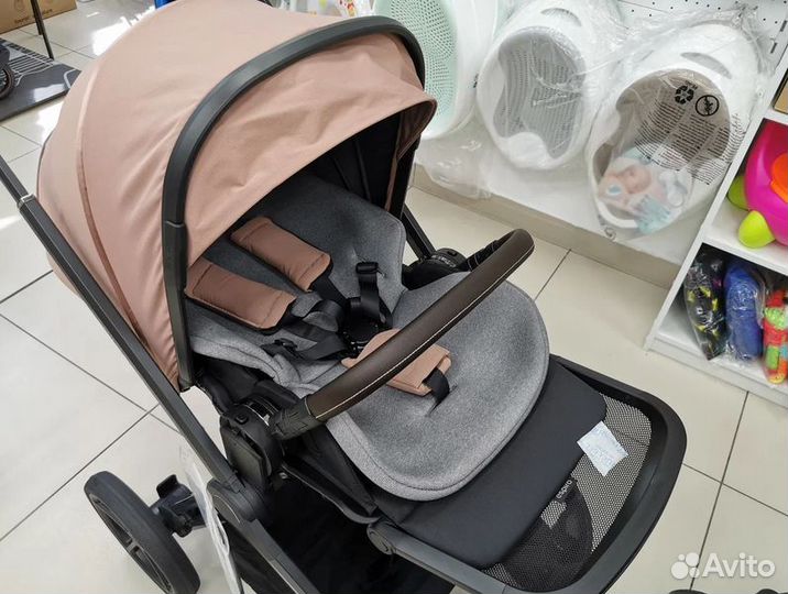 Коляска 2 в 1 Espiro Miloo 08, Pink love story