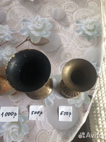 Вазы настольные