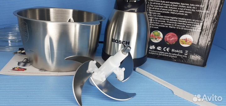 Электрическая мясорубка Измельчитель Bosh 800вт