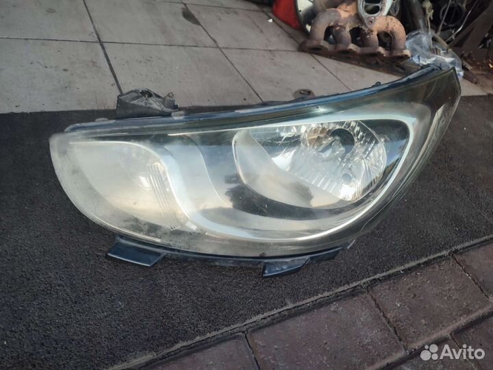 Фары hyundai solaris 1