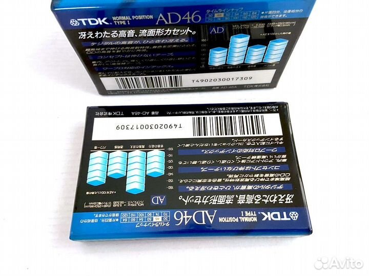 Аудиокассета кассета TDK AD 46 - 1992 г