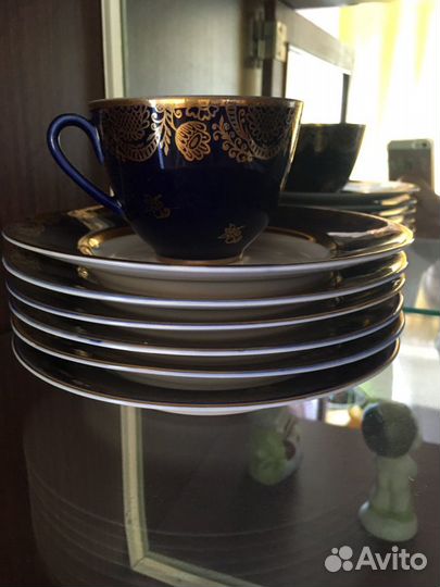 Сервиз фарфоровый лфз СССР