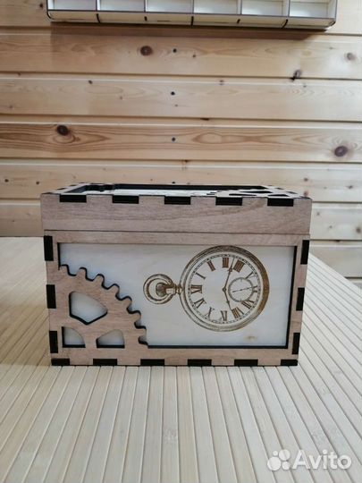 Шкатулка в стиле стимпанк