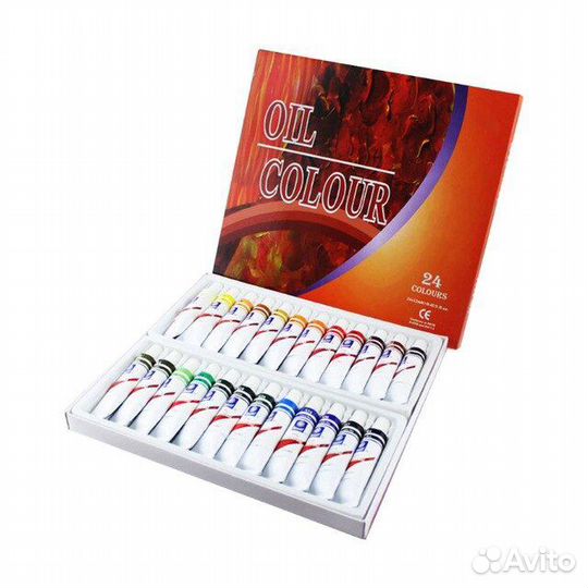 Набор художника, масляные краски, кисти