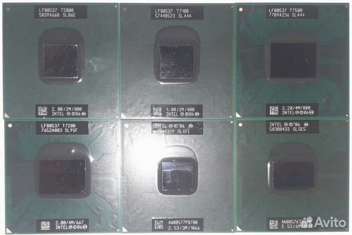 Процессоры для ноутбуков