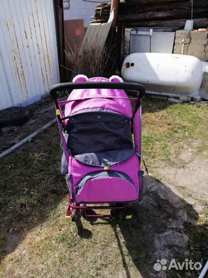 Детские санки коляска ника