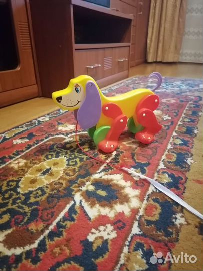 Собака каталка полесье