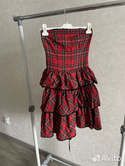 Платье в клетку