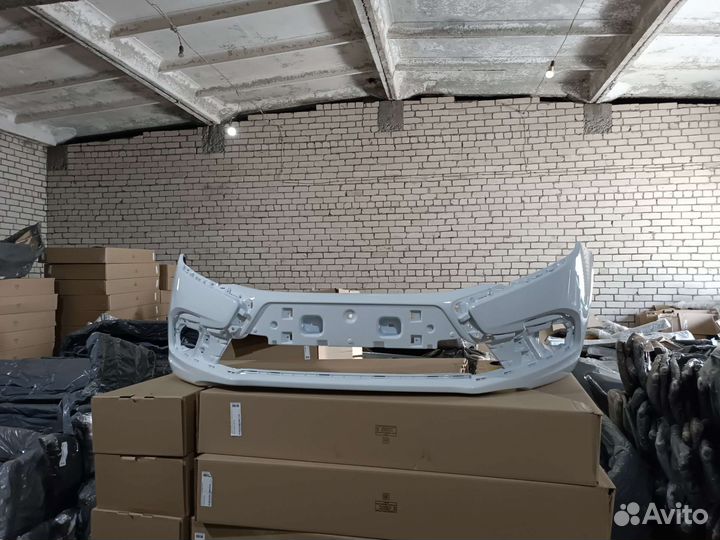 Бампер передний LADA granta FL цвет белый