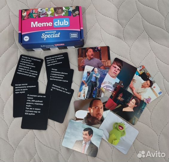 Настольная игра женская meme club 16+
