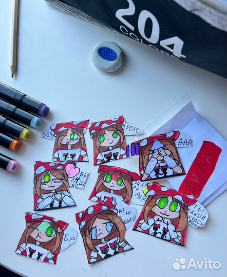 Стикер наклейка Баффи Яни Мурка