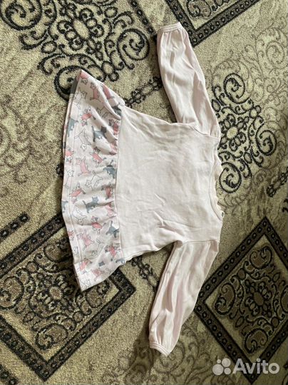 Вещи пакетом на девочку 74 80 86