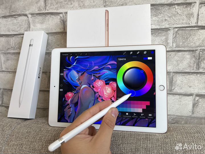 iPad 6 + Apple Pencil 1