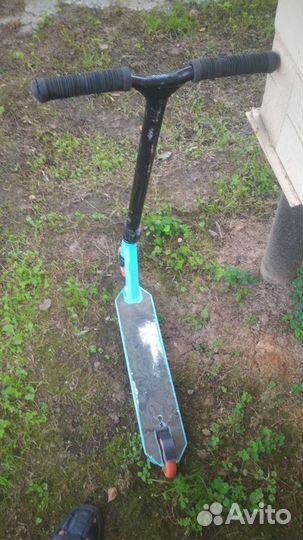 Трюковой самокат для фристайла бирюзовый MF1.8