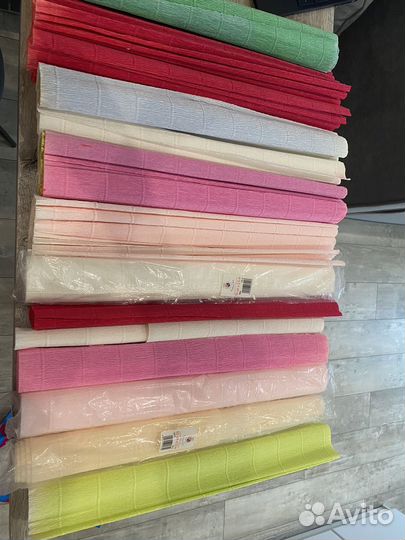 Гофрированная бумага 14 штук