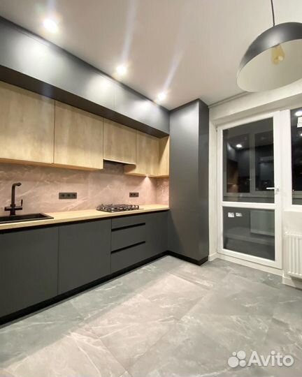 Кухонный гарнитур. Кухня с антресолями ксп:36153