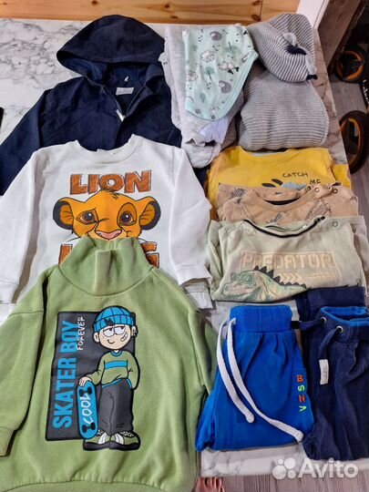 Детская одежда для мальчиков 80 86 пакетом