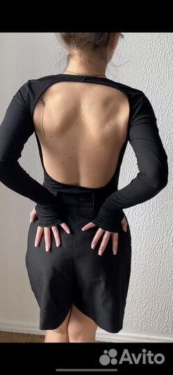 Боди с вырезом на спине