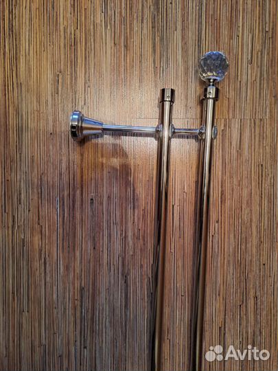 Карниз для штор двухрядный металлический