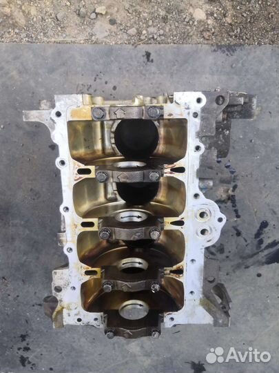 Блок цилиндров двигателя солярис Рио 3 g4fa 1.4