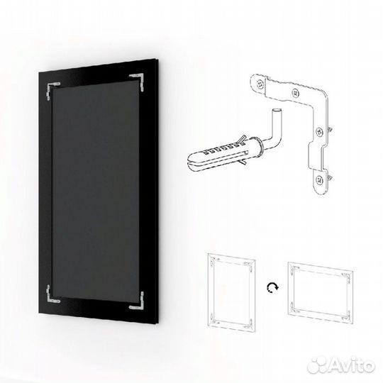 Зеркало Evoform Exclusive-G 71х54 Медный эльдорадо