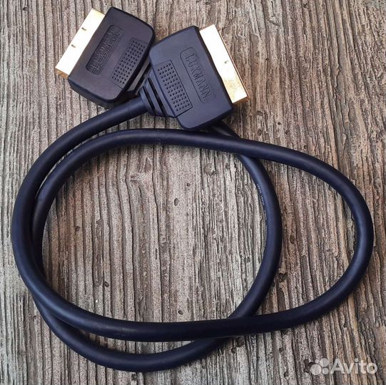 Кабель scart-scart 1 метр бу Luxmann