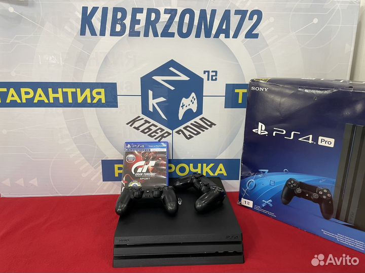 Playstation 4 PRO + 2 Геймпада + Gran Turismo