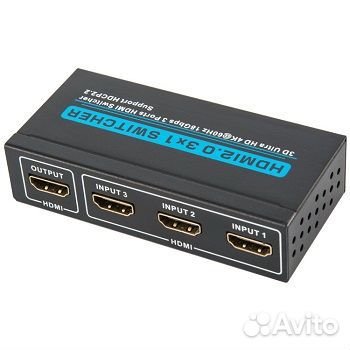 Переключатель hdmi 3х1 V-2.0