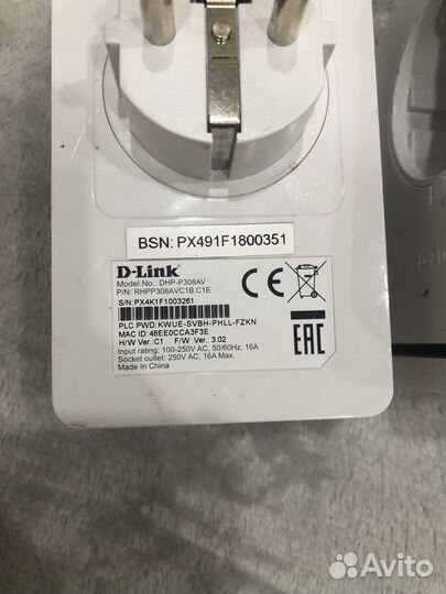 Адаптер D-link DHP-P308AV