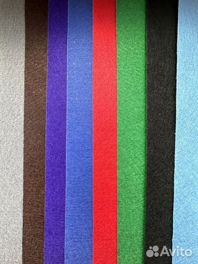 Фетр для рукоделия разноцветный