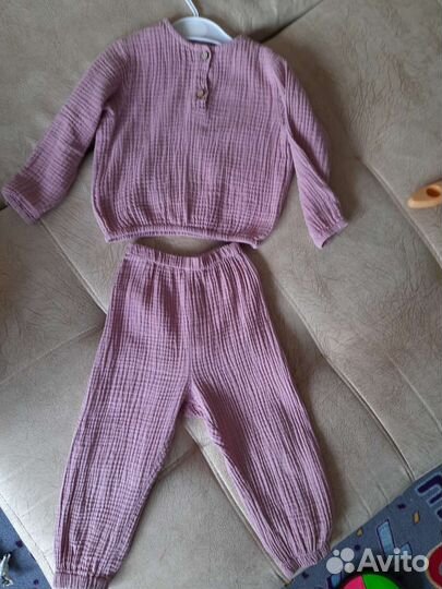 Костюм из муслина для девочки