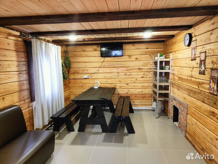 Русская баня на дровах