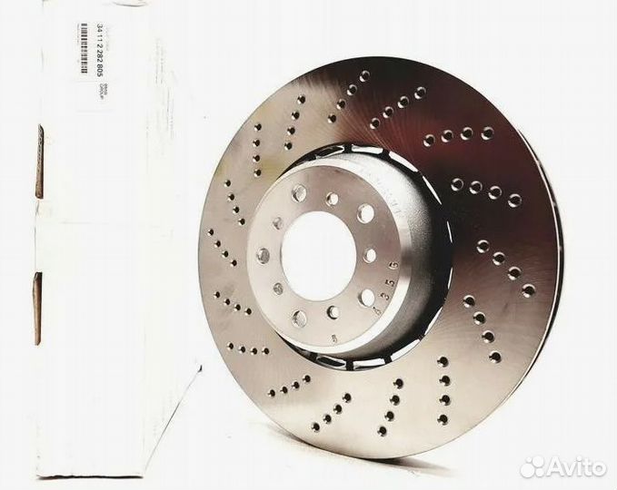 Тормозной диск вентилир. с отверстиями bmw m5 e60