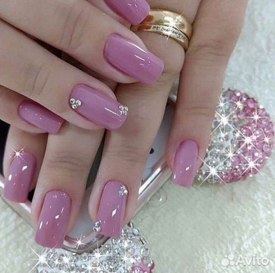 Наращивание ногтей, гель лак