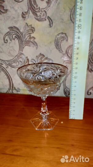 Фужеры, рюмки, вазы хрусталь