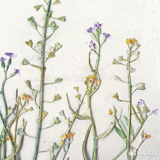 Ботанический барельеф 25 * 30.5 см