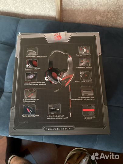 Игровые наушники bloody