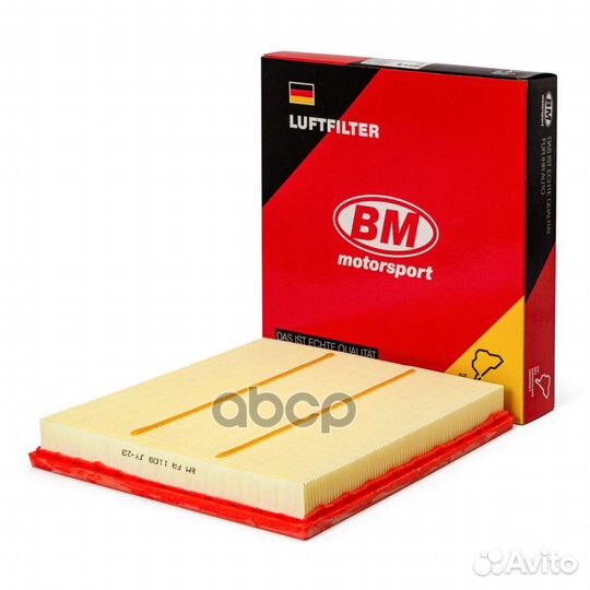 Фильтр воздушный astra, cruze FA 1109 BM-Motors