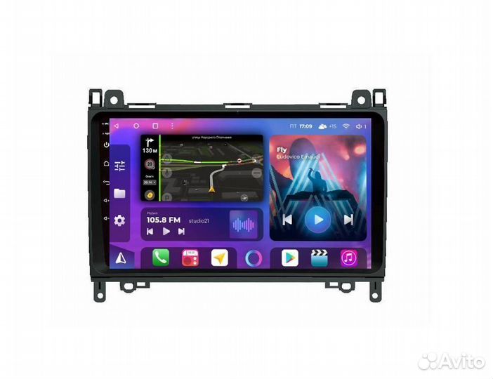 Магнитола андроид Mercedes A, B, W FarCar 6/128