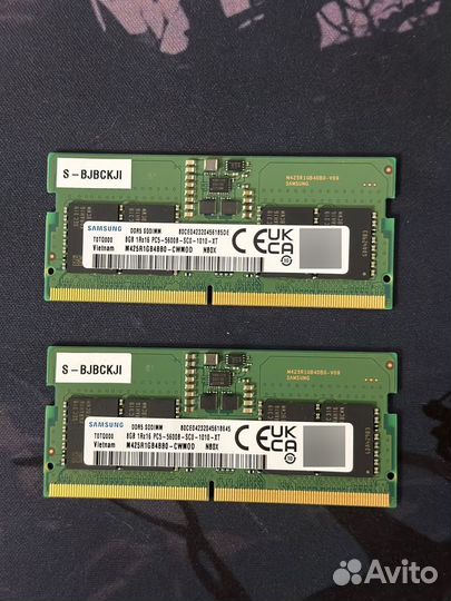 Оперативная память Samsung DDR5 16gb 5600 sodimm