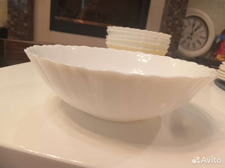 Набор посуды белый