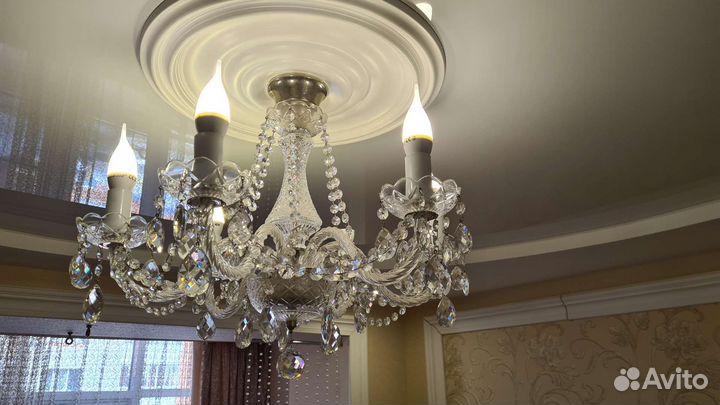 Подвесная хрустальная люстра, Чехия