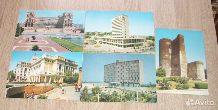 Баку. Киев. Рига. Советские открытки