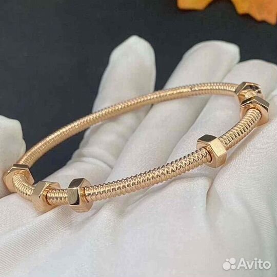 Браслет Cartier Ecrou из розового золота