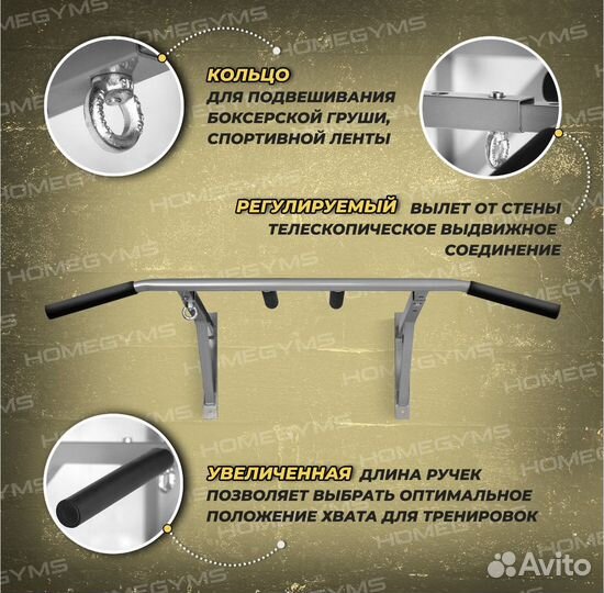 Турник настенный