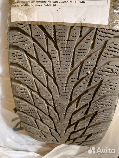 Колеса зимние r16 Nokian Hakkapelita липучки